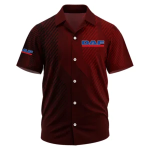 DAF Trucks Exclusive Logo Performance Short Sleeve Camp Collar Shirt OUFAHWS3D081906DAZ - DAF Trucks Shirt