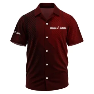 Deutz-Fahr Exclusive Logo Performance Short Sleeve Camp Collar Shirt OUFAHWS3D081906DFZ - Deutz-Fahr Shirt