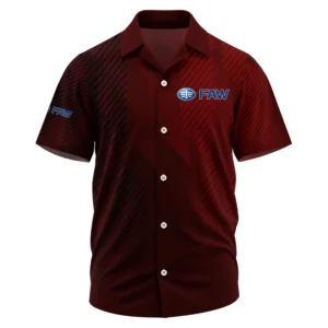 FAW Exclusive Logo Performance Short Sleeve Camp Collar Shirt OUFAHWS3D081906FAZ - FAW Shirt