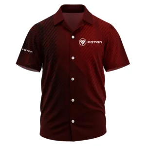 Foton Exclusive Logo Performance Short Sleeve Camp Collar Shirt OUFAHWS3D081906FOZ - Foton Shirt