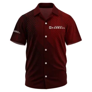 Farmall Exclusive Logo Performance Short Sleeve Camp Collar Shirt OUFAHWS3D081906FRZ - Farmall Shirt