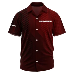 Hummer Exclusive Logo Performance Short Sleeve Camp Collar Shirt OUFAHWS3D081906HUZ - Hummer Shirt