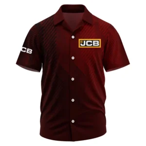 JCB Agriculture Exclusive Logo Performance Short Sleeve Camp Collar Shirt OUFAHWS3D081906JAZ - JCB Agriculture Shirt
