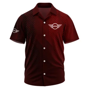 Mini Exclusive Logo Performance Short Sleeve Camp Collar Shirt OUFAHWS3D081906MINZ - Mini Shirt