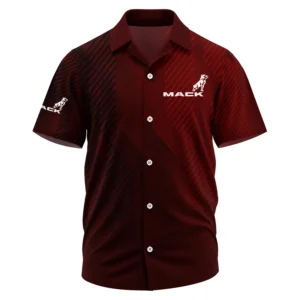 Mack Trucks Exclusive Logo Performance Short Sleeve Camp Collar Shirt OUFAHWS3D081906MTZ - Mack Trucks Shirt
