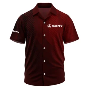 Sany Exclusive Logo Performance Short Sleeve Camp Collar Shirt OUFAHWS3D081906SNZ - Sany Shirt
