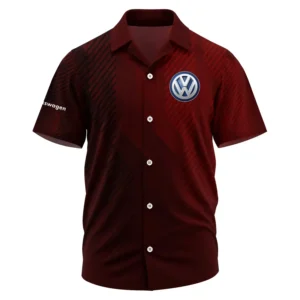 Volkswagen Exclusive Logo Performance Short Sleeve Camp Collar Shirt OUFAHWS3D081906VWZ - Volkswagen Shirt