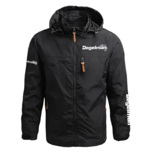 Degelman Industries Exclusive Logo Performance Waterproof Outdoor Jacket Detachable Hood OUFAWOJ0819DIZ - Degelman Industries Gift