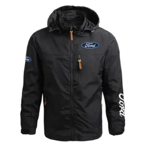 Ford Exclusive Logo Performance Waterproof Outdoor Jacket Detachable Hood OUFAWOJ0819F1Z - Ford Gift