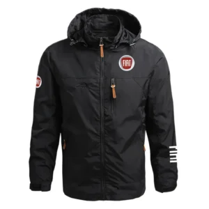 Fiat Exclusive Logo Performance Waterproof Outdoor Jacket Detachable Hood OUFAWOJ0819FTZ - Fiat Jacket