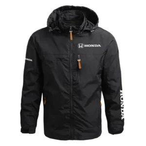 Honda Exclusive Logo Performance Waterproof Outdoor Jacket Detachable Hood OUFAWOJ0819H1Z - Honda Gift