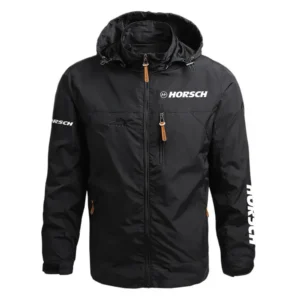 Horsch Exclusive Logo Performance Waterproof Outdoor Jacket Detachable Hood OUFAWOJ0819HOZ - Horsch Gift