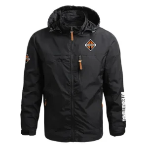 International Trucks Exclusive Logo Performance Waterproof Outdoor Jacket Detachable Hood OUFAWOJ0819INZ - International Trucks Gift