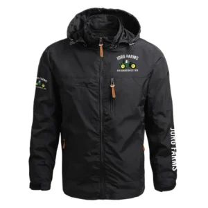 Jorg Farms Exclusive Logo Performance Waterproof Outdoor Jacket Detachable Hood OUFAWOJ0819JF2Z - Jorg Farms Gift