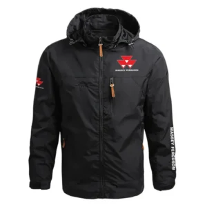 Massey Ferguson Exclusive Logo Performance Waterproof Outdoor Jacket Detachable Hood OUFAWOJ0819MFZ - Massey Ferguson Gift