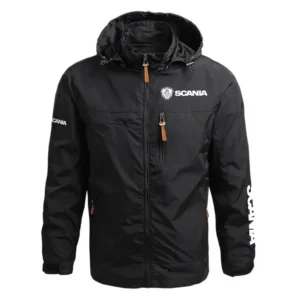 Scania Exclusive Logo Performance Waterproof Outdoor Jacket Detachable Hood OUFAWOJ0819SCZ - Scania Gift