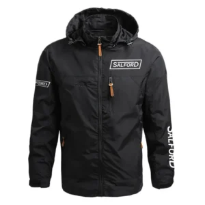 Salford Group Exclusive Logo Performance Waterproof Outdoor Jacket Detachable Hood OUFAWOJ0819SGZ - Salford Group Gift