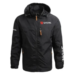 Saturn Exclusive Logo Performance Waterproof Outdoor Jacket Detachable Hood OUFAWOJ0819SRZ - Saturn Jacket
