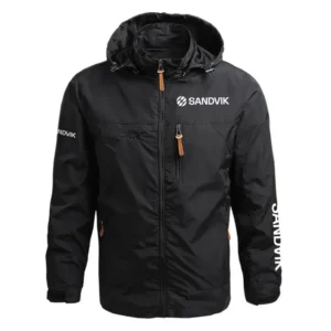 Sandvik Exclusive Logo Performance Waterproof Outdoor Jacket Detachable Hood OUFAWOJ0819SVZ - Sandvik Gift