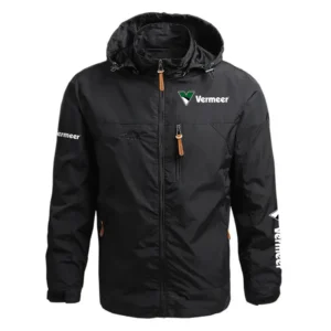 Vermeer Exclusive Logo Performance Waterproof Outdoor Jacket Detachable Hood OUFAWOJ0819VMZ - Vermeer Gift