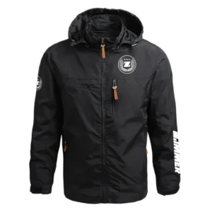 Zimmer Exclusive Logo Performance Waterproof Outdoor Jacket Detachable Hood OUFAWOJ0819ZMZ - Zimmer Jacket