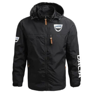 Dacia Exclusive Logo Performance Waterproof Outdoor Jacket Detachable Hood Windbreaker OUFAWOJ2905DACZ - Dacia Jacket
