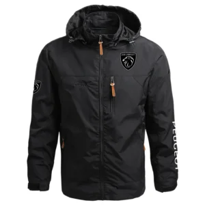 Peugeot Exclusive Logo Performance Waterproof Outdoor Jacket Detachable Hood Windbreaker OUFAWOJ2905PGTZ - Peugeot Jacket