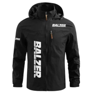 Balzer Exclusive Logo Performance Waterproof Windbreaker Jacket Detachable Hood OUFAWOJN0819BLZ - Balzer Jacket
