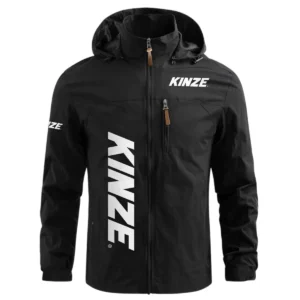 Kinze Manufacturing Exclusive Logo Performance Waterproof Windbreaker Jacket Detachable Hood OUFAWOJN0819KMZ - Kinze Manufacturing Jacket
