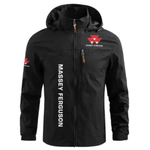 Massey Ferguson Exclusive Logo Performance Waterproof Windbreaker Jacket Detachable Hood OUFAWOJN0819MFZ - Massey Ferguson Jacket