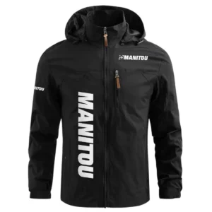 Manitou Exclusive Logo Performance Waterproof Windbreaker Jacket Detachable Hood OUFAWOJN0819MNZ - Manitou Jacket