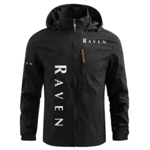Raven Industries Exclusive Logo Performance Waterproof Windbreaker Jacket Detachable Hood OUFAWOJN0819RIZ - Raven Industries Jacket