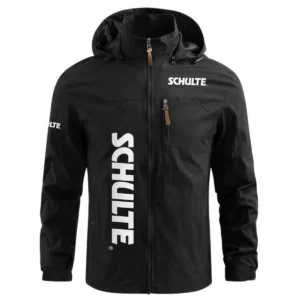 Schulte Industries Exclusive Logo Performance Waterproof Windbreaker Jacket Detachable Hood OUFAWOJN0819SIZ - Schulte Industries Jacket