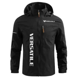 Versatile Exclusive Logo Performance Waterproof Windbreaker Jacket Detachable Hood OUFAWOJN0819VSZ - Versatile Jacket