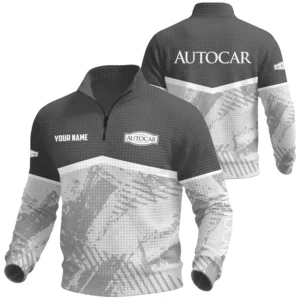 Autocar Exclusive Logo Waffle Quarter-zip Sweatshirt OUFAWQS3D081901AOZ - Autocar Sweatshirt