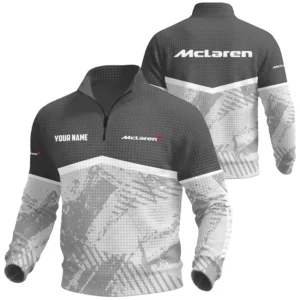 McLaren Exclusive Logo Waffle Quarter-zip Sweatshirt OUFAWQS3D081901McLZ - McLaren Sweatshirt