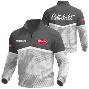 Peterbilt Exclusive Logo Waffle Quarter-zip Sweatshirt OUFAWQS3D081901PTZ - Peterbilt Sweatshirt