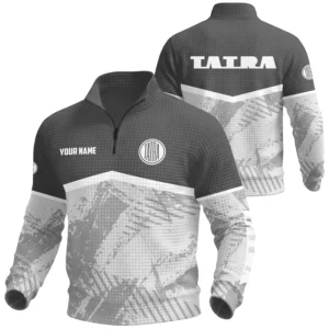 Tatra Exclusive Logo Waffle Quarter-zip Sweatshirt OUFAWQS3D081901TTZ - Tatra Sweatshirt