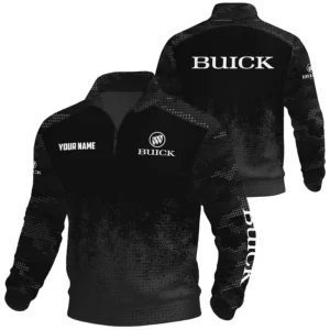 Buick Exclusive Logo Waffle Quarter-zip Sweatshirt OUFAWQS3D081903BKZ - Buick Sweatshirt