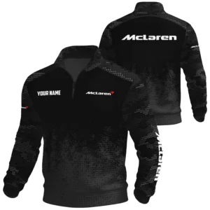 McLaren Exclusive Logo Waffle Quarter-zip Sweatshirt OUFAWQS3D081903McLZ - McLaren Sweatshirt