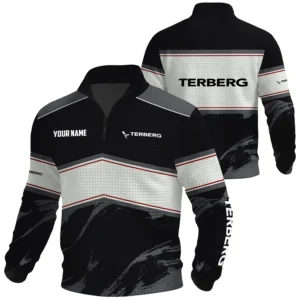 Terberg Exclusive Logo Waffle Quarter-zip Sweatshirt OUFAWQS3D081904TBZ - Terberg Sweatshirt