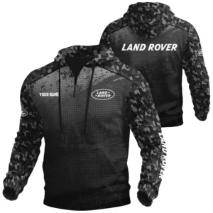 Land Rover Exclusive Logo Waffle Quarter-zip Hoodie OUFAWQS3D081907LRZ - Land Rover Hoodie