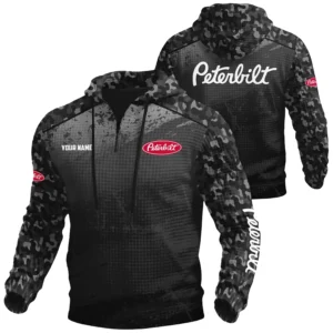 Peterbilt Exclusive Logo Waffle Quarter-zip Hoodie OUFAWQS3D081907PTZ - Peterbilt Hoodie