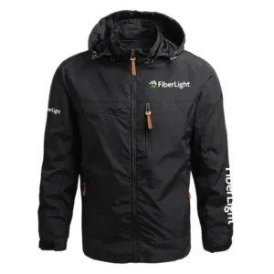 FiberLight Exclusive Logo Performance Waterproof Outdoor Jacket Detachable Hood TOTTWOJ1012FLZ - FiberLight Jacket