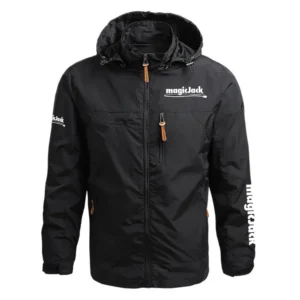MagicJack Exclusive Logo Performance Waterproof Outdoor Jacket Detachable Hood TOTTWOJ1012MJZ - MagicJack Jacket