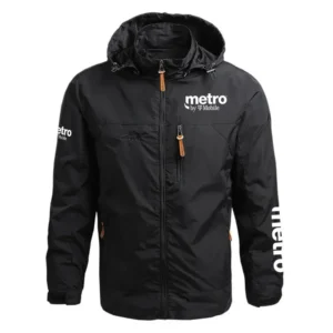 Metro by T-Mobile Exclusive Logo Performance Waterproof Outdoor Jacket Detachable Hood TOTTWOJ1012MTZ - Metro by T-Mobile Jacket