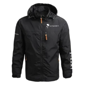 Starry Internet Exclusive Logo Performance Waterproof Outdoor Jacket Detachable Hood TOTTWOJ1012SIZ - Starry Internet Jacket