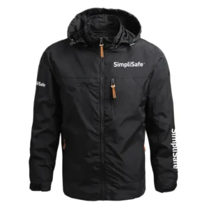 SimpliSafe Exclusive Logo Performance Waterproof Outdoor Jacket Detachable Hood TOTTWOJ1012SSZ - SimpliSafe Jacket