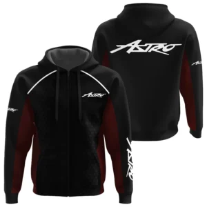 Astro Exclusive Logo Performance Zipper Hoodie TTFSHDZ3D081912ASZ - Astro Hoodie