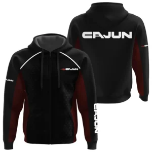 Cajun Exclusive Logo Performance Zipper Hoodie TTFSHDZ3D081912CJZ - Cajun Hoodie